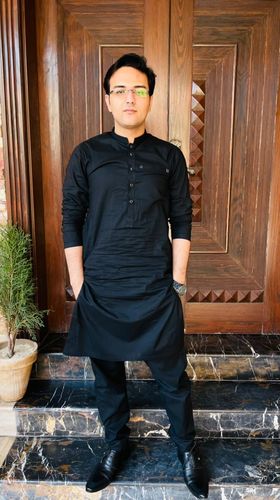 Customer photo review of Jewel By Nexus Diamond Black Pima Cotton Unstitched