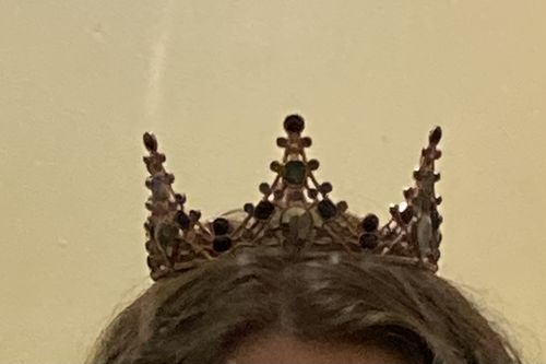 Customer photo review of Black Crystals Crown