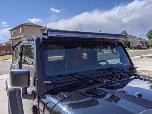 Customer photo review of Aerolidz Light Bar Cover - 50” 52” - Smoked - Dual Row