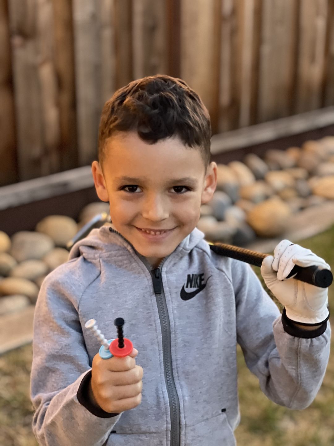 Customer photo review of Telos Premium Golf Tees