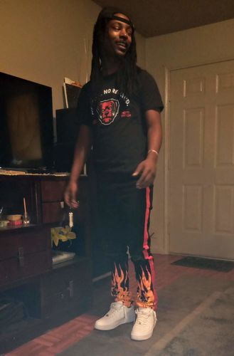 Customer photo review of Air Jordan 5 Retro "No Risk No Reward" Tee (Raging Bull)