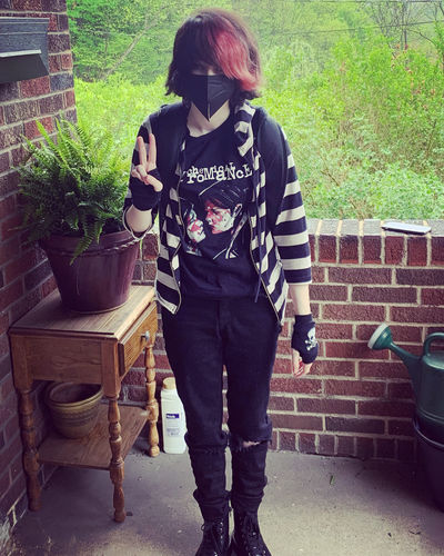 Customer photo review of 10 Pack | KN95 Filtered Face Mask in Black