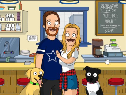 Customer photo review of Personalized Bob’s Burgers Custom Portrait