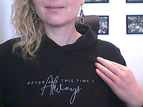Customer photo review of AFTER ALL THIS TIME - HOODIE