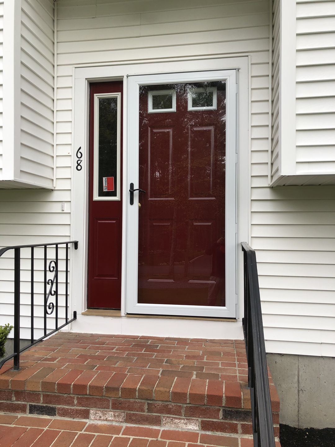 Customer photo review of Clear 1 Lite Glass and Frame Kit (6" x 8" Glass Size)