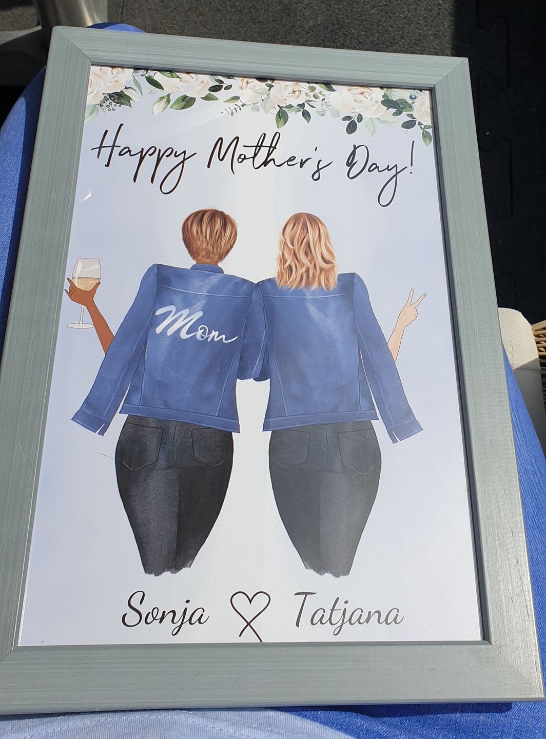 Customer photo review of Mutter & Tochter - Personalisiertes Poster