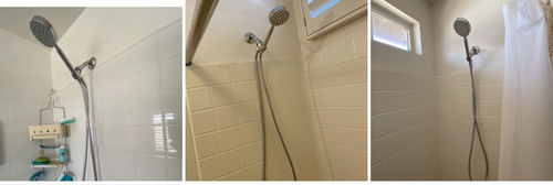 Customer photo review of 1-Spray Handheld Shower Head Set