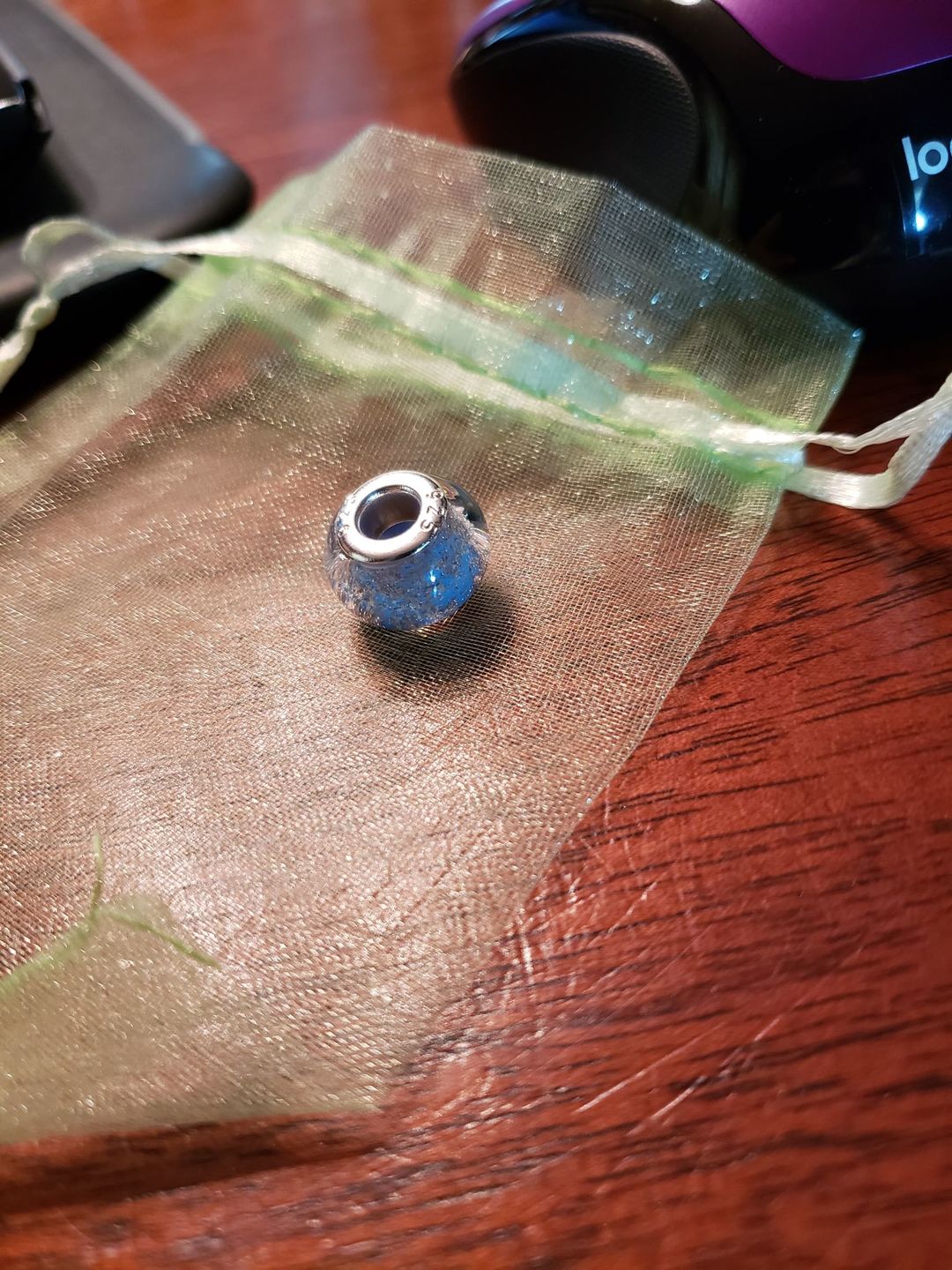 Customer photo review of Solid Color Bead with Cremains
