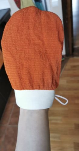 Customer photo review of Vespani Skin Exfoliating Glove