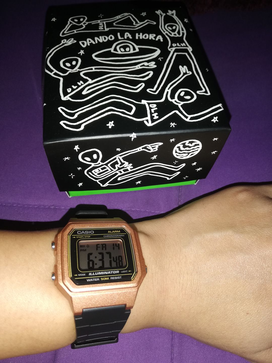 Customer photo review of Reloj Casio Vintage W-217HM-5AVDF Rosado