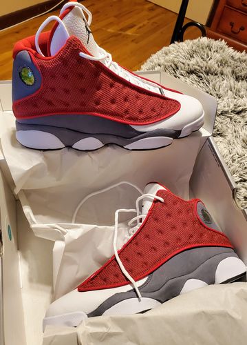 Customer photo review of Air Jordan 13 Retro 'Red Flint