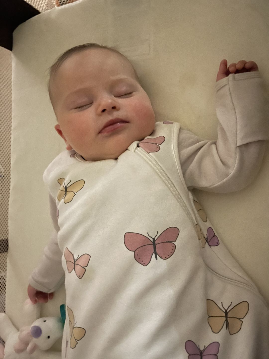 Customer photo review of Baby Gown, Merino Wool, 0-6 Months, Blush