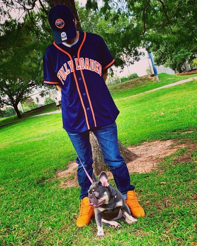 Customer photo review of Custom Gold Black-White Baseball Jersey