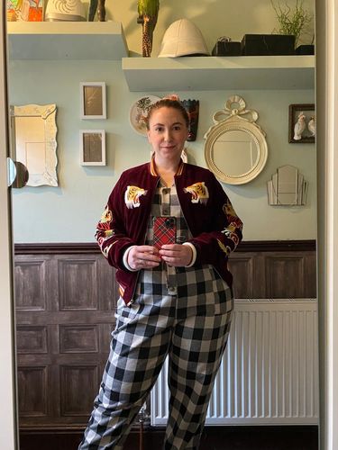 Customer photo review of Reversible Suka Yokosuka Embroidery Jacket