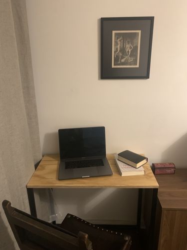 Customer photo review of Escritorio barato MIMA 80 x 40 Negro