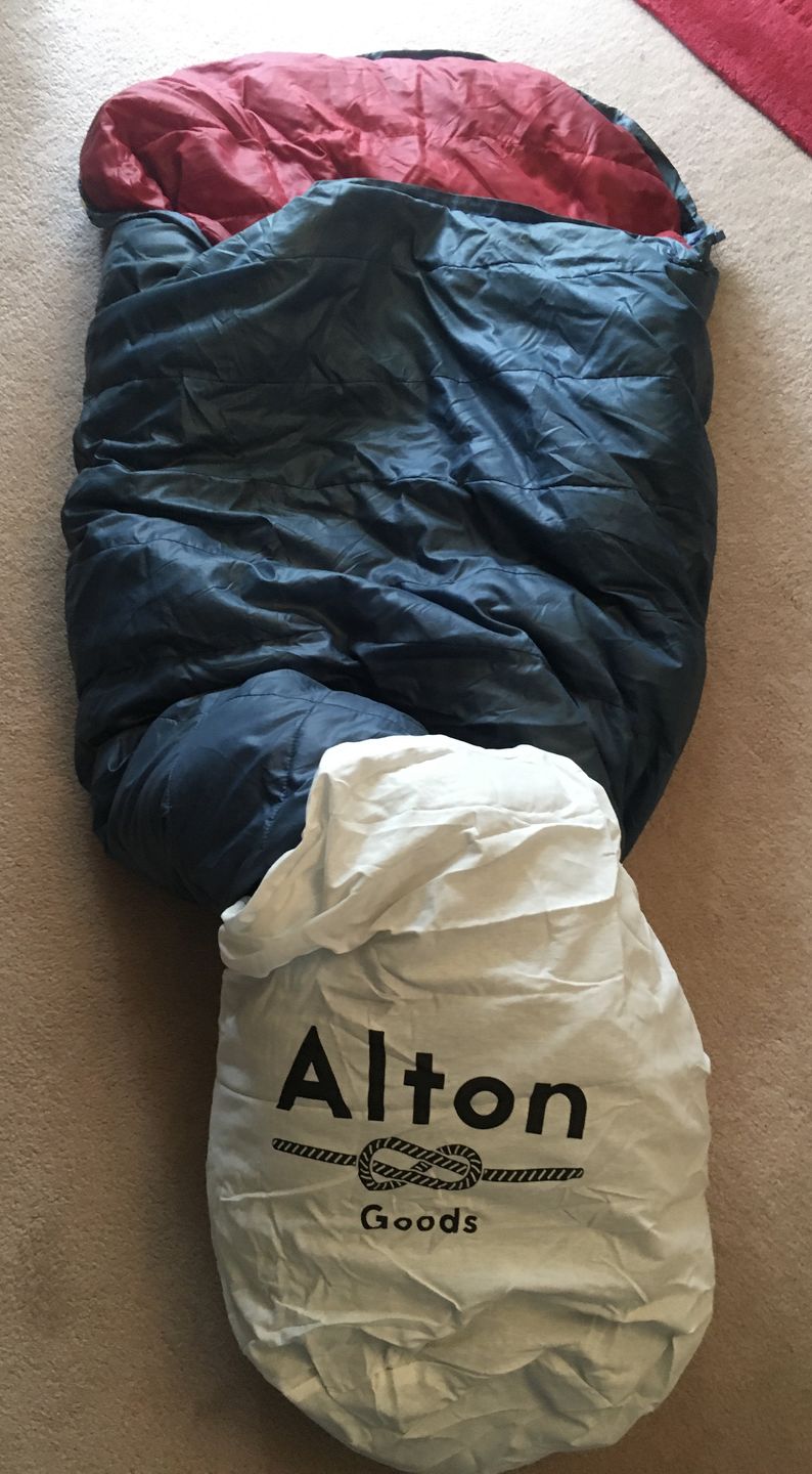 Customer photo review of Down Storage Sack