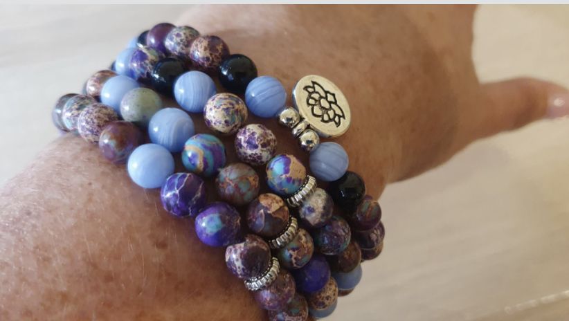 Customer photo review of Lilia Jaspis Blossom - Mala Kette