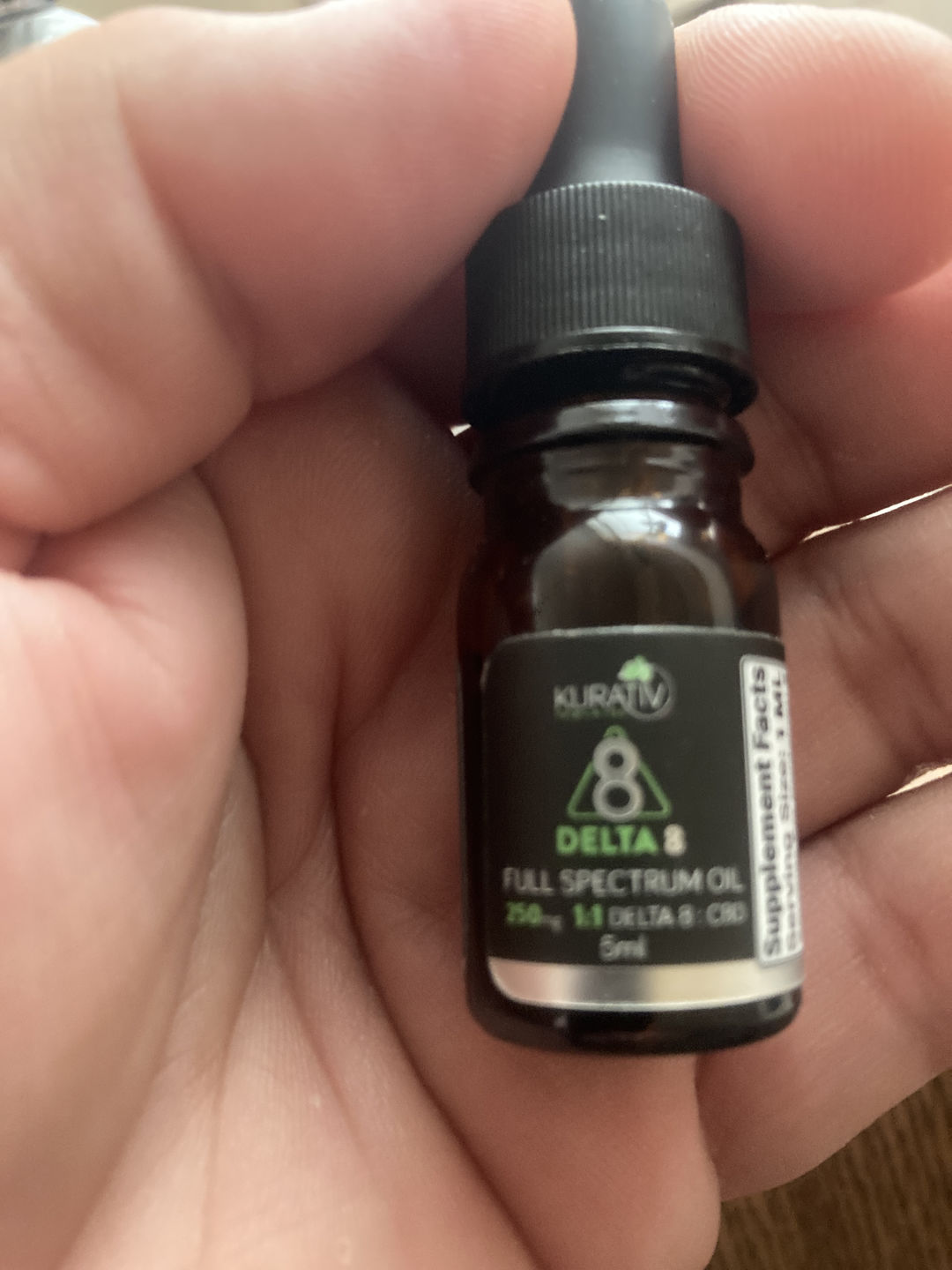 Customer photo review of Full Spectrum Delta 8 / CBD Oil 250mg