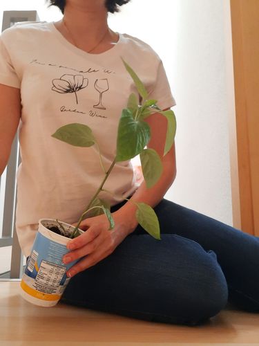 Customer photo review of Simple Woman  - Damen Premium Bio Shirt