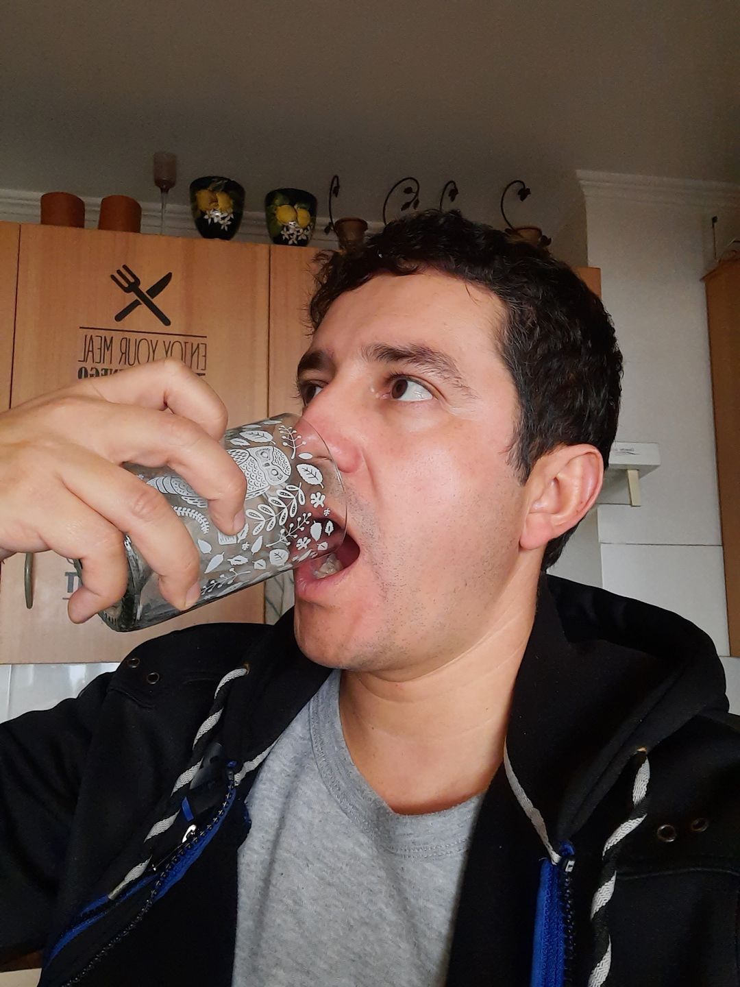 Customer photo review of Aves de Chile Juego de 4 Vasos