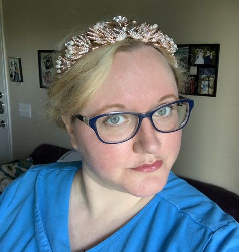 Customer photo review of Swan Shine Tiara