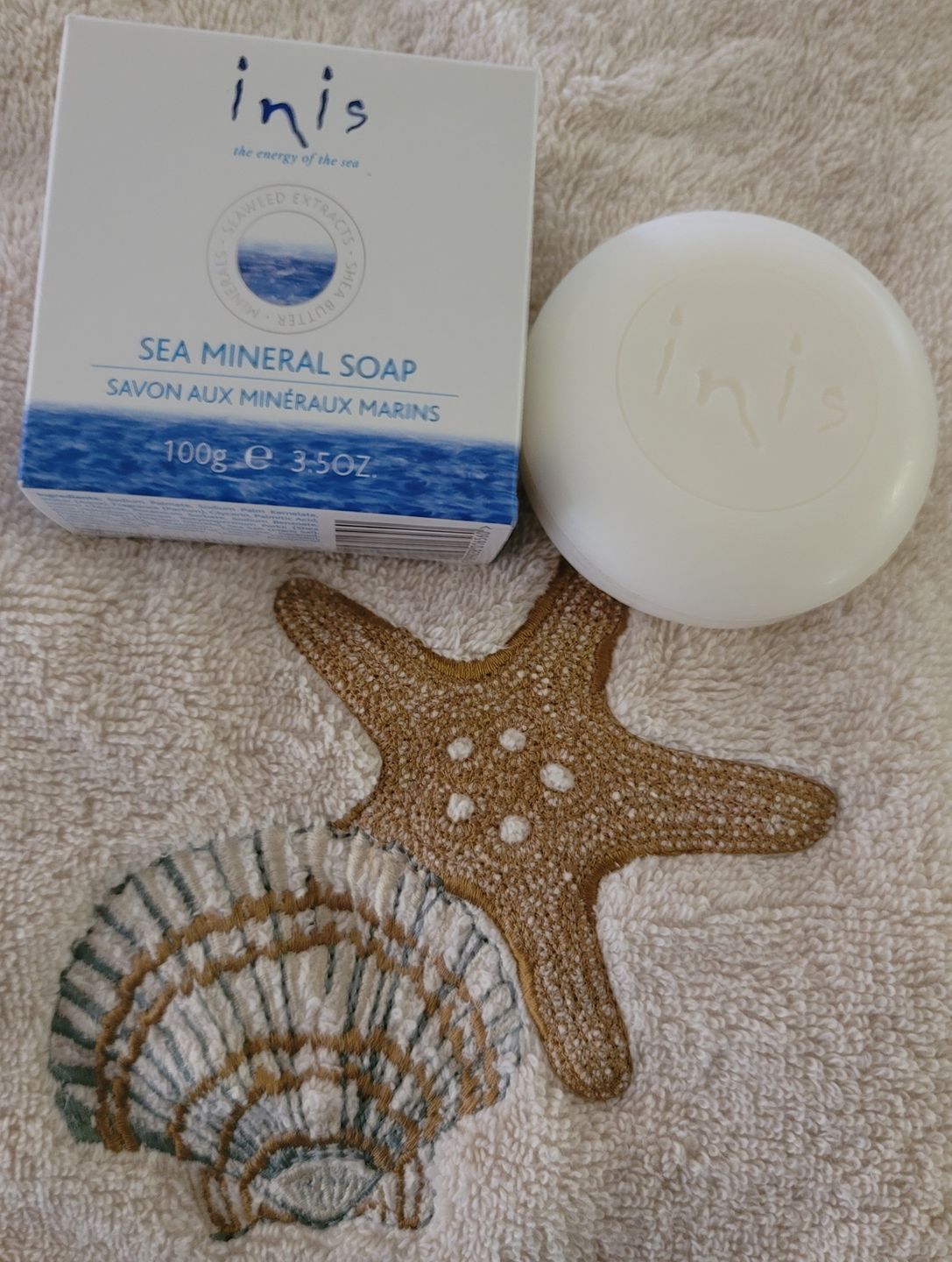 Customer photo review of Inis Soap 100g/3.5 oz