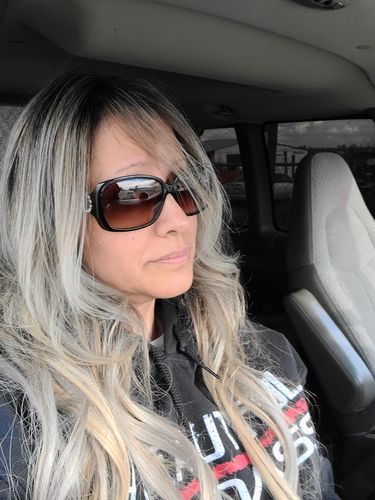 Customer photo review of Full Shine Accessory Hair Replace Tapes 10 Slices /Pack