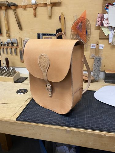 Customer photo review of No.82 | Saddlebag Backpack (Digital Pattern)