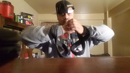 Customer photo review of Personal Record Heavy Duty Premium 8 Figure Lifting Straps - PR909 - Black/Grey