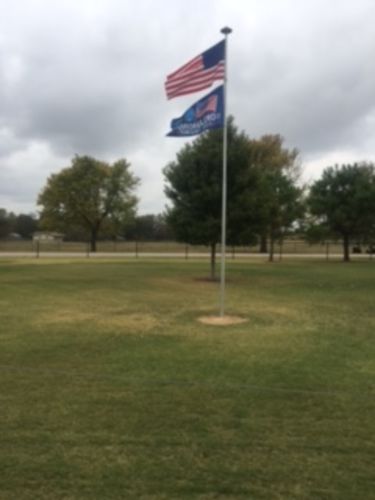Customer photo review of 50 States For Trump 3 x 5 Flags - Limited Edition Dual Flags - All States Available