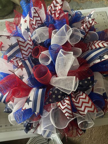 Customer photo review of 15"Wire,25"Oad-Pencil Work Wreath 18 Ties,Met Copper XX751138