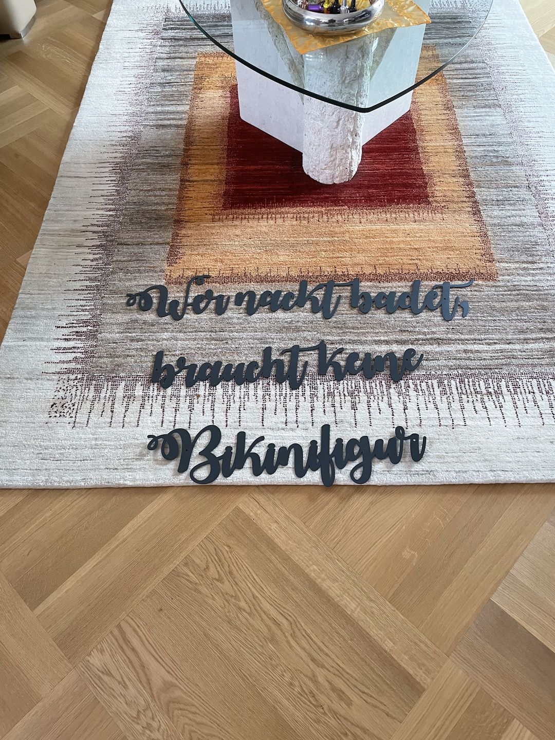 Customer photo review of Dein persönlicher Schriftzug