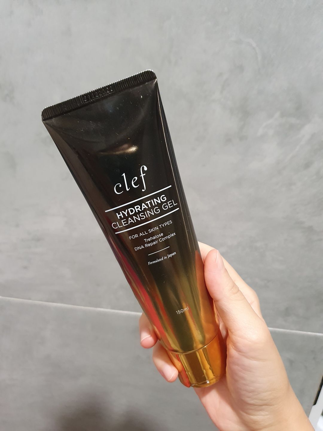 Customer photo review of Hydrating Cleansing Gel