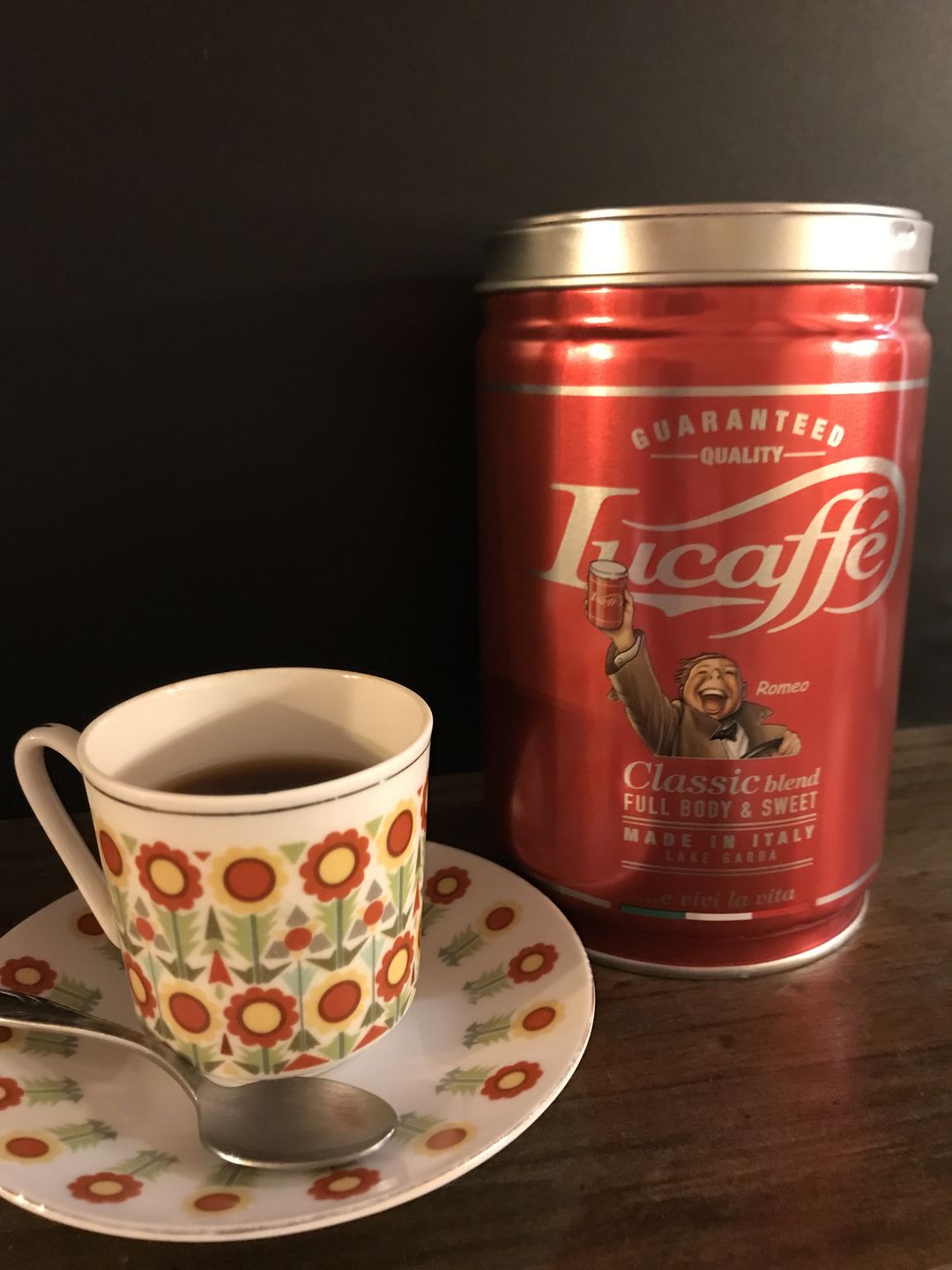Customer photo review of Lata Lucaffe Classica 250 grs Grano Molido
