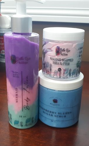 Customer photo review of ( Sugar Scrub ) Raspberry Slushy