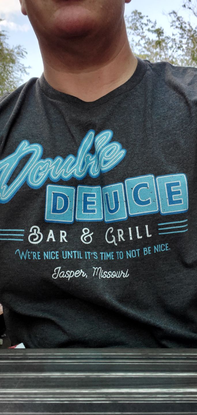 Customer photo review of Double Deuce Men's/Unisex Super Soft Tee
