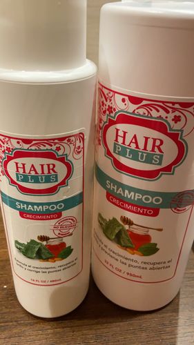 Customer photo review of Shampoo y Acondicionador Anti-Caspa/Grasa