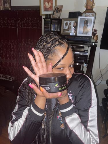 Customer photo review of Mink Little Braid Gel