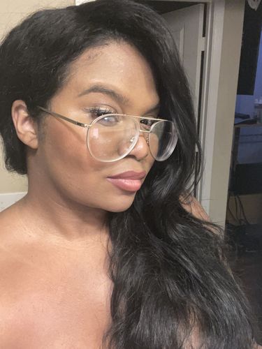 Customer photo review of Custom options for 22" Body Wave Natural Black 100% Brazilian Virgin Human Hair 360 Lace Wigs [I3HBW5551]