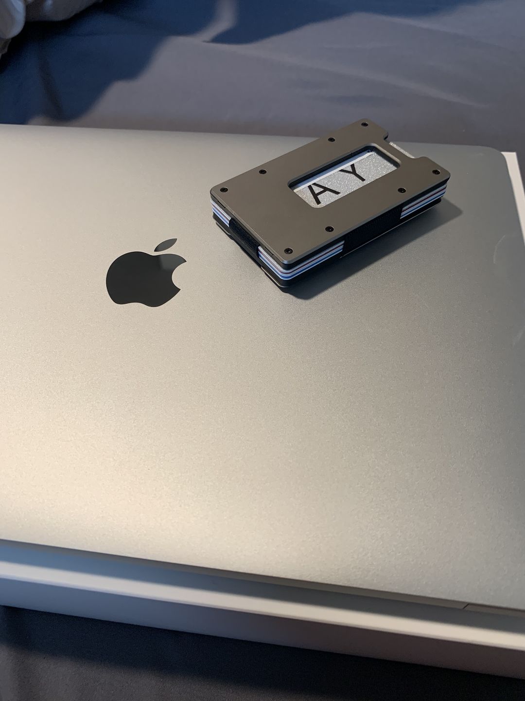Customer photo review of Titan #1 Edition | Titanium Slim Wallet