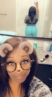 Customer photo review of Anti-Cellulite High Waisted Textured Leggings