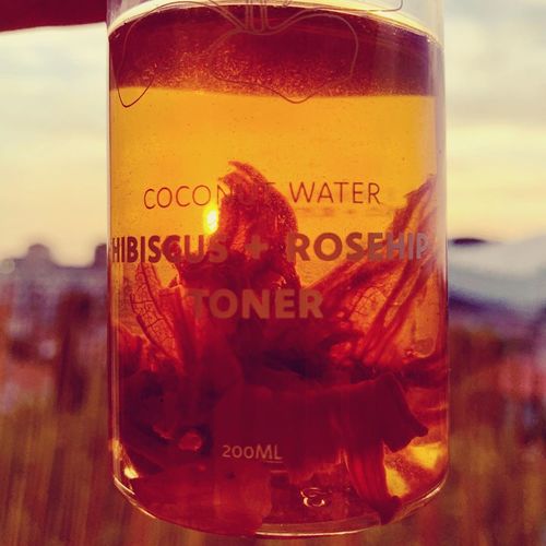Customer photo review of Coconut Water | Hibiscus+Rosehip Toner