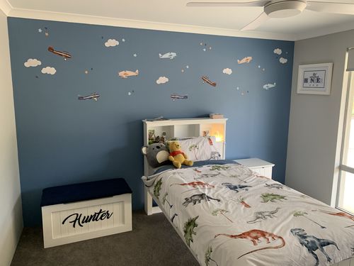 Customer photo review of Up in the Sky Decal Set