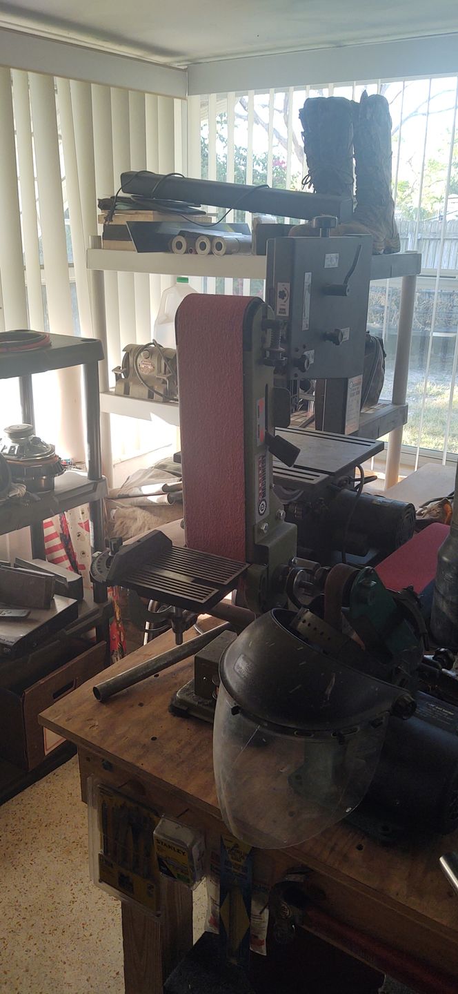 Customer photo review of 4" x 36" Sanding Belts for Stock Removal