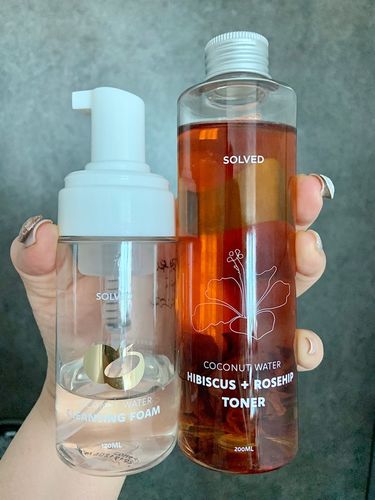 Customer photo review of Coconut Water | Hibiscus+Rosehip Toner