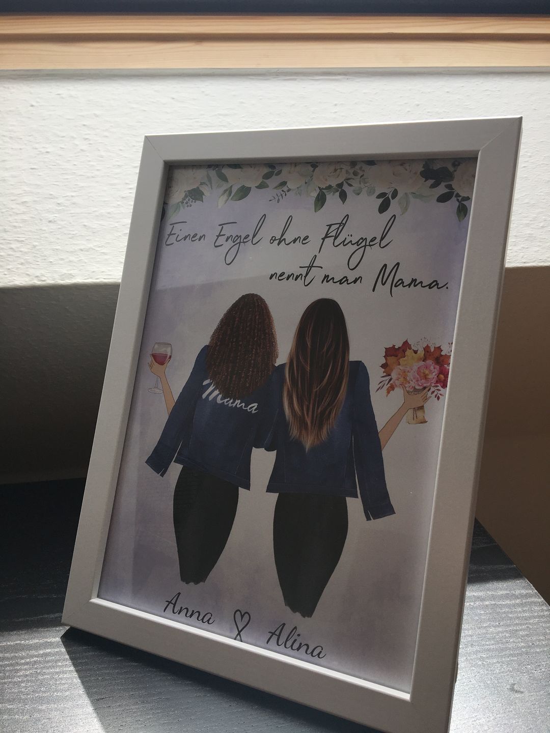 Customer photo review of Mutter & Tochter - Personalisiertes Poster