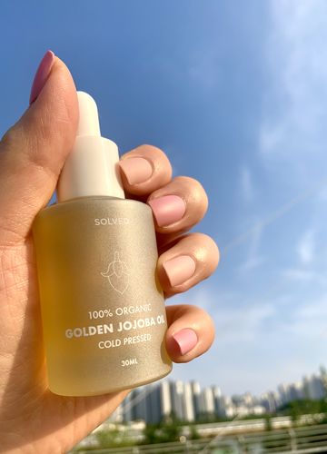 Customer photo review of 100% Jojoba Oil | Organic/ Cold Pressed