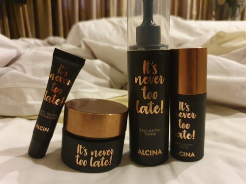 Customer photo review of Alcina It's Never Too Late Anti-Aging Set
