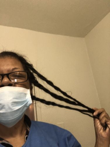 Customer photo review of The 7 Step Hair Boost Method BOGO