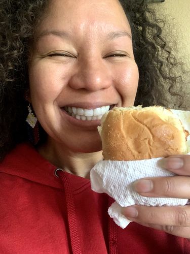 Customer photo review of K'lung Kalayaan Filipino Flag Earrings